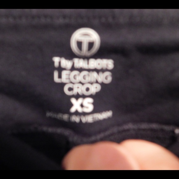 Talbots Leggings Cropped Zip Pockets XS - Picture 7 of 11